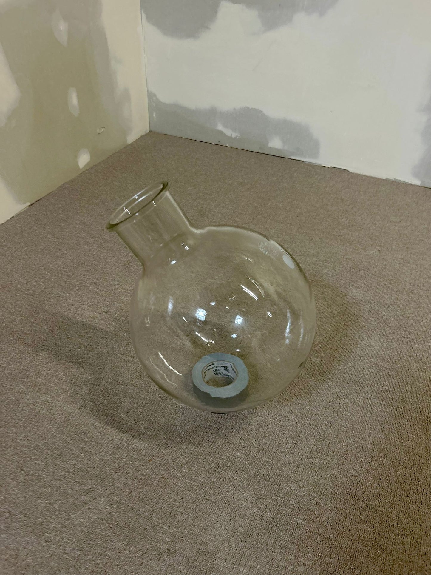 Grosser Glasballon Pyrex France 20 Liter Glaskolben Deko