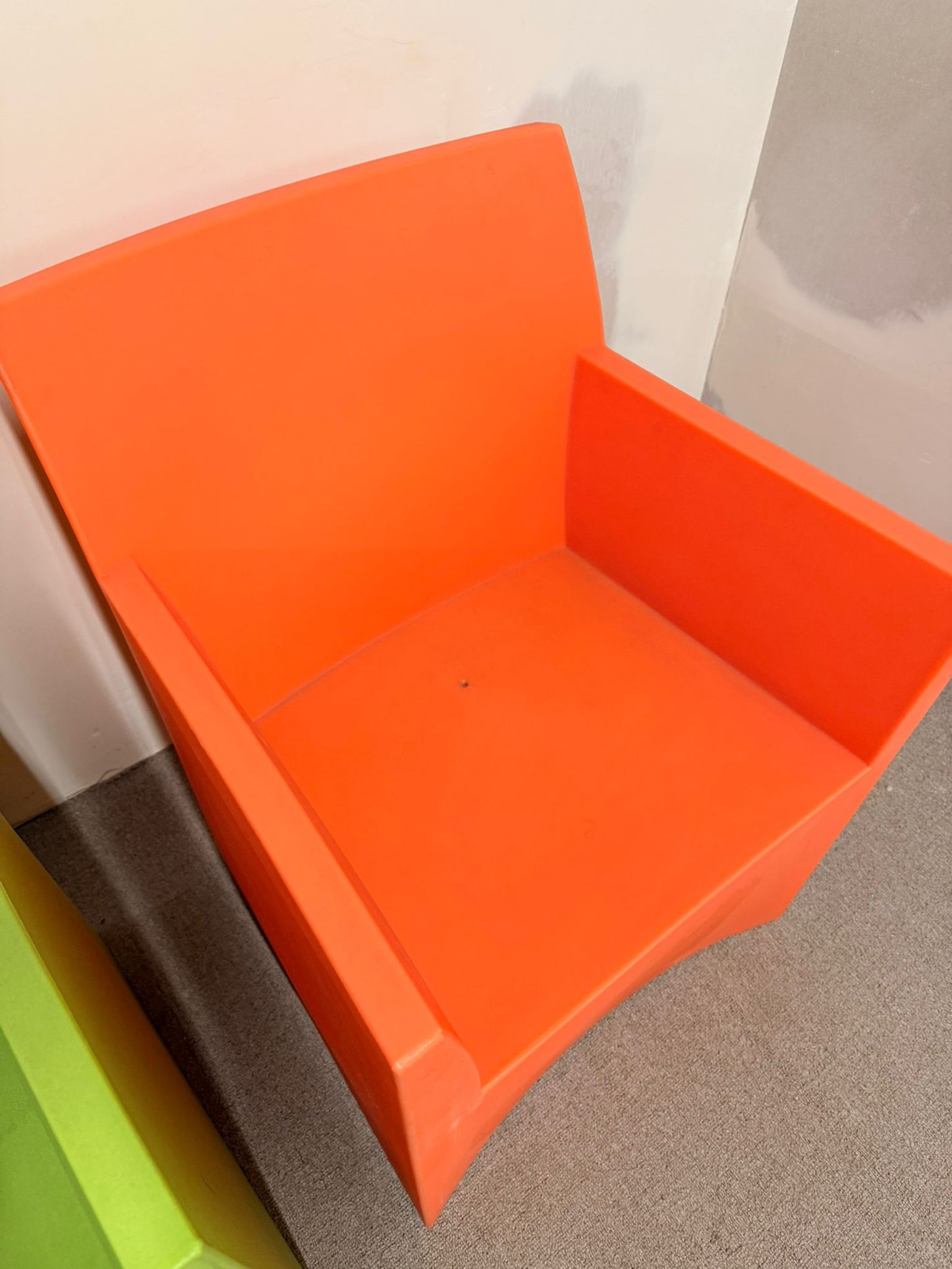 2er Set Farbenfrohe Designer-Sessel HAANS Lifestyle grün/orange