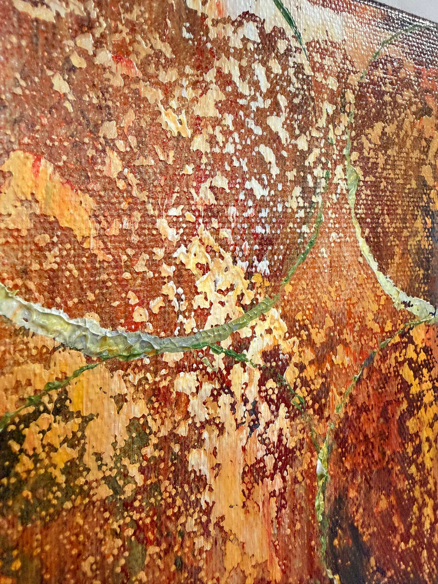 Grosses dekoratives Wandbild abstrakte Malerei Kunst