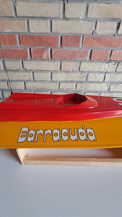 Vintage Rennboot Barracuda Modellboot Nr.10