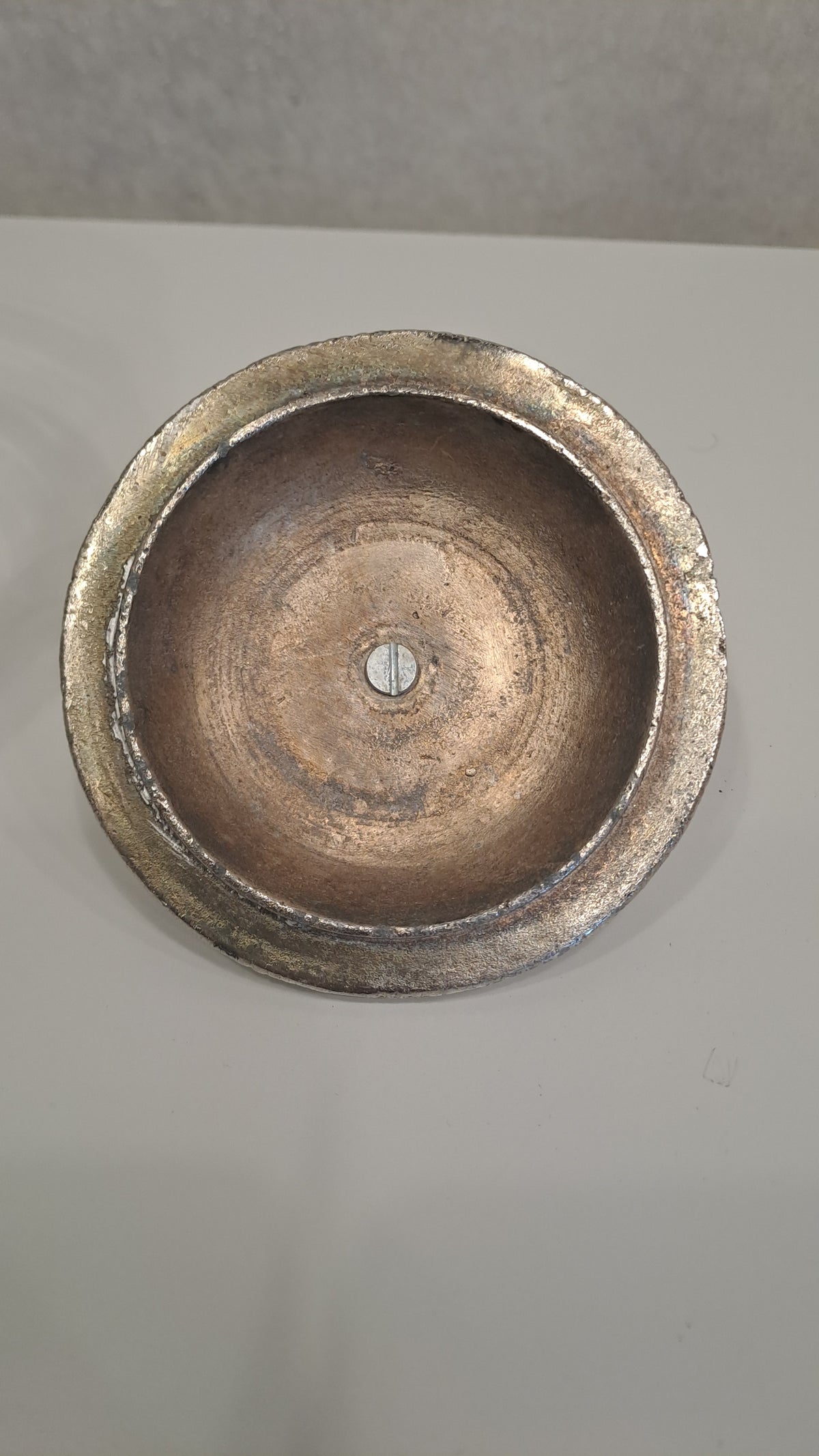 Vintage Vorratsglas Bonbonglas Bauernsilber Metall-Deckel