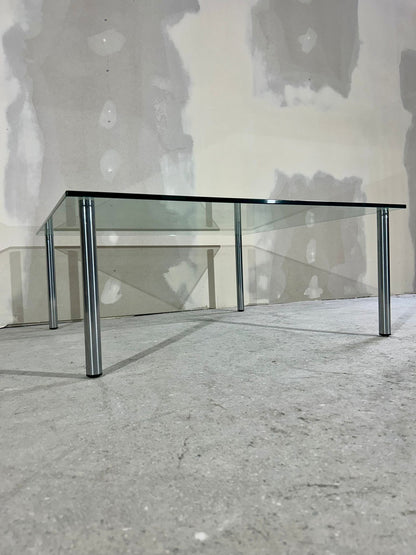 Clubtisch DRAENERT Couchtisch WHY NOT quadratisch Glas Chrom