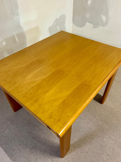 Italienischer Esstisch aus Holz im Vintage Stil aufklappbar