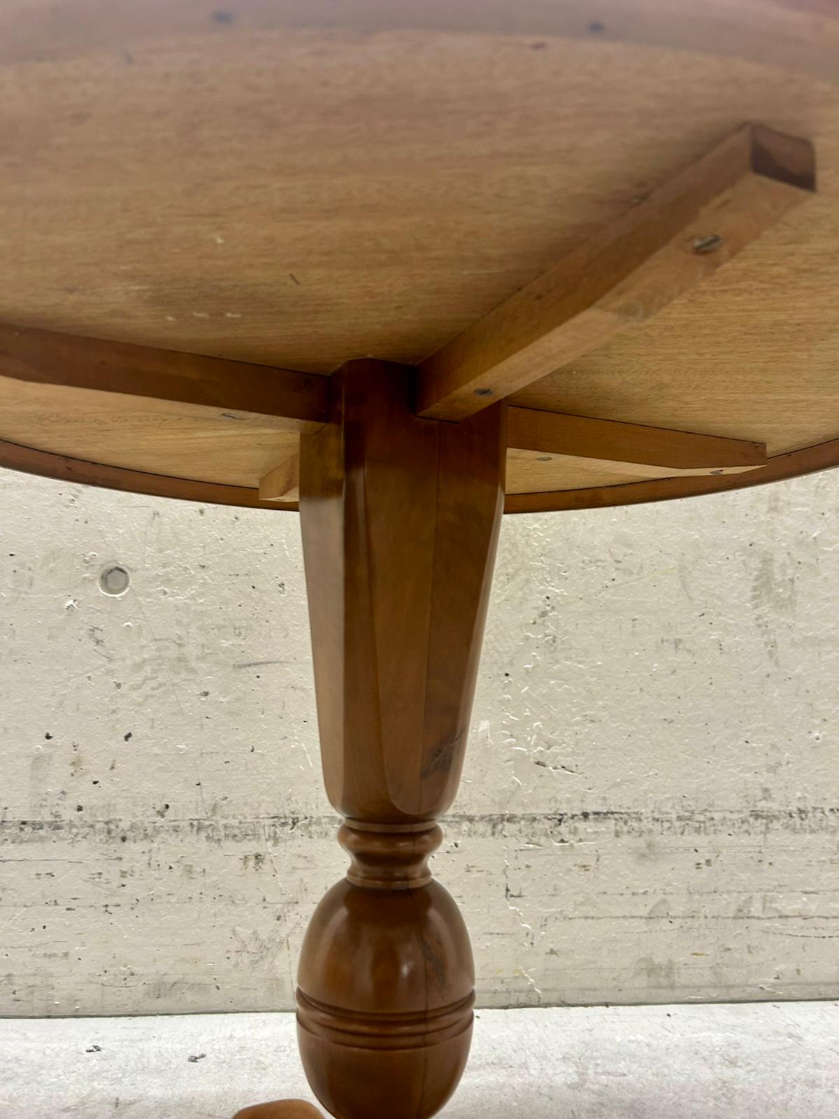 Runder Holz Tisch/Beistelltisch Vintage massiv