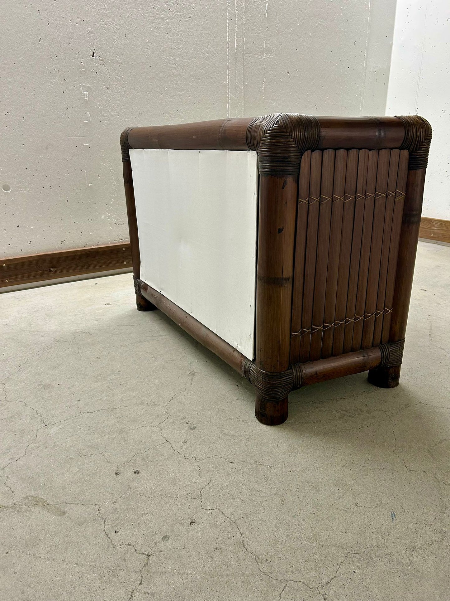 Italienische Kommode aus Bambus und Rattan 1960er
