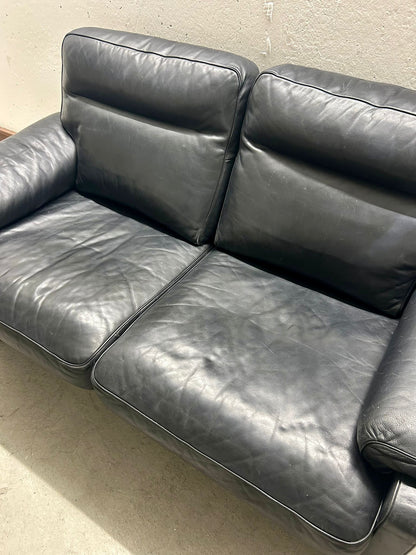 De Sede DS-70 Ledersofa 2er Sofa schwarz guter Zustand