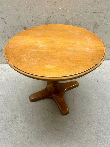 Runder Holz Tisch/Beistelltisch Vintage massiv
