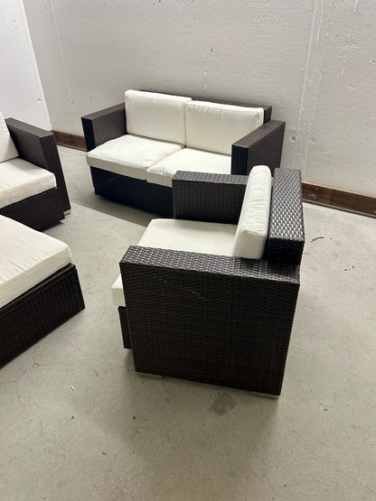 Bayline Exklusive Gartenlounge Set, Top Zustand Rattan Lounge