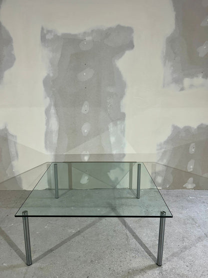 Clubtisch DRAENERT Couchtisch WHY NOT quadratisch Glas Chrom