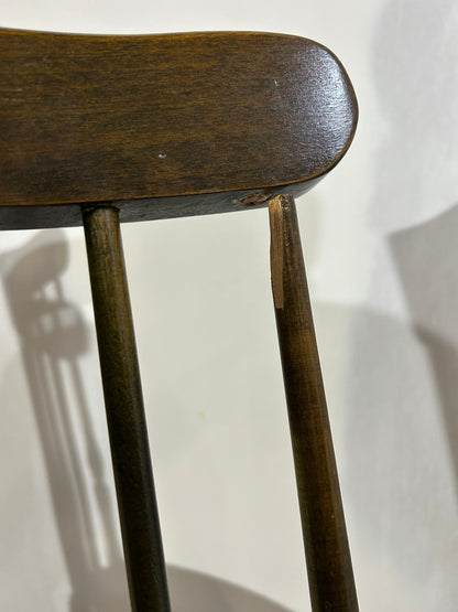 4er Set Stühle "Nesto" Vintage Skandi-Stil Mid Century Holz