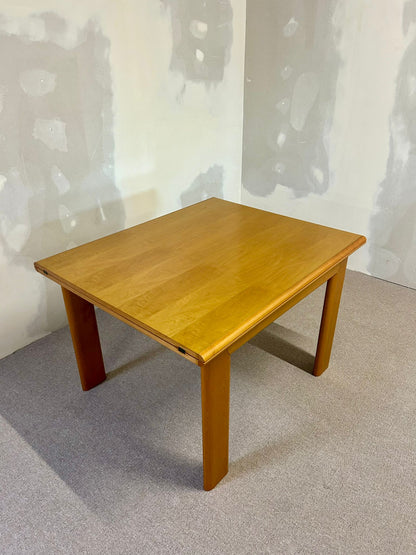 Italienischer Esstisch aus Holz im Vintage Stil aufklappbar