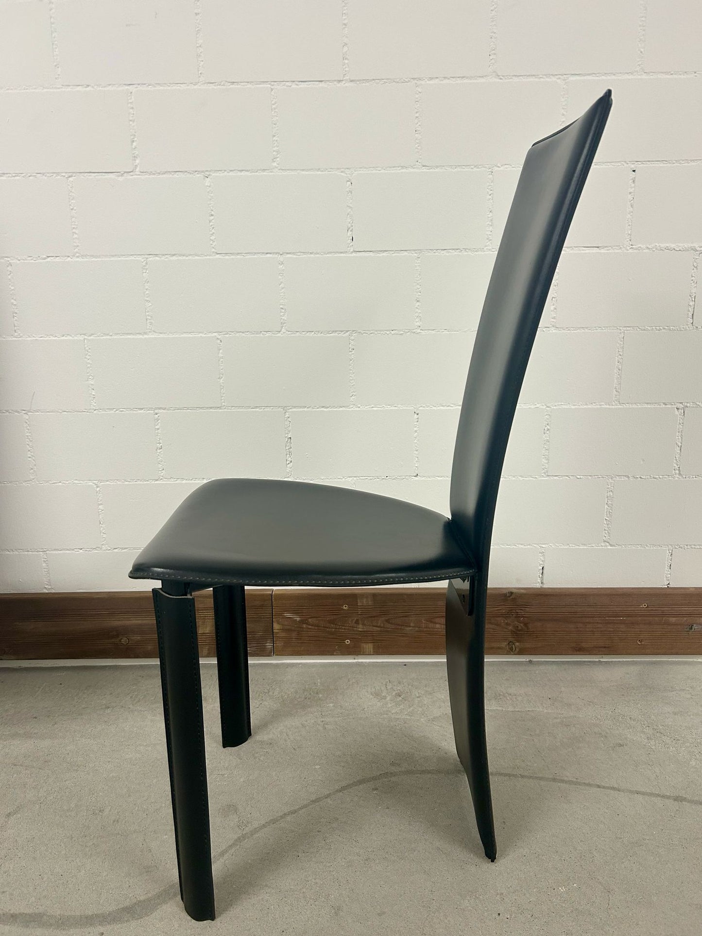 4 Design Stühle Leder Frag Psyra Handgefertigt Italien