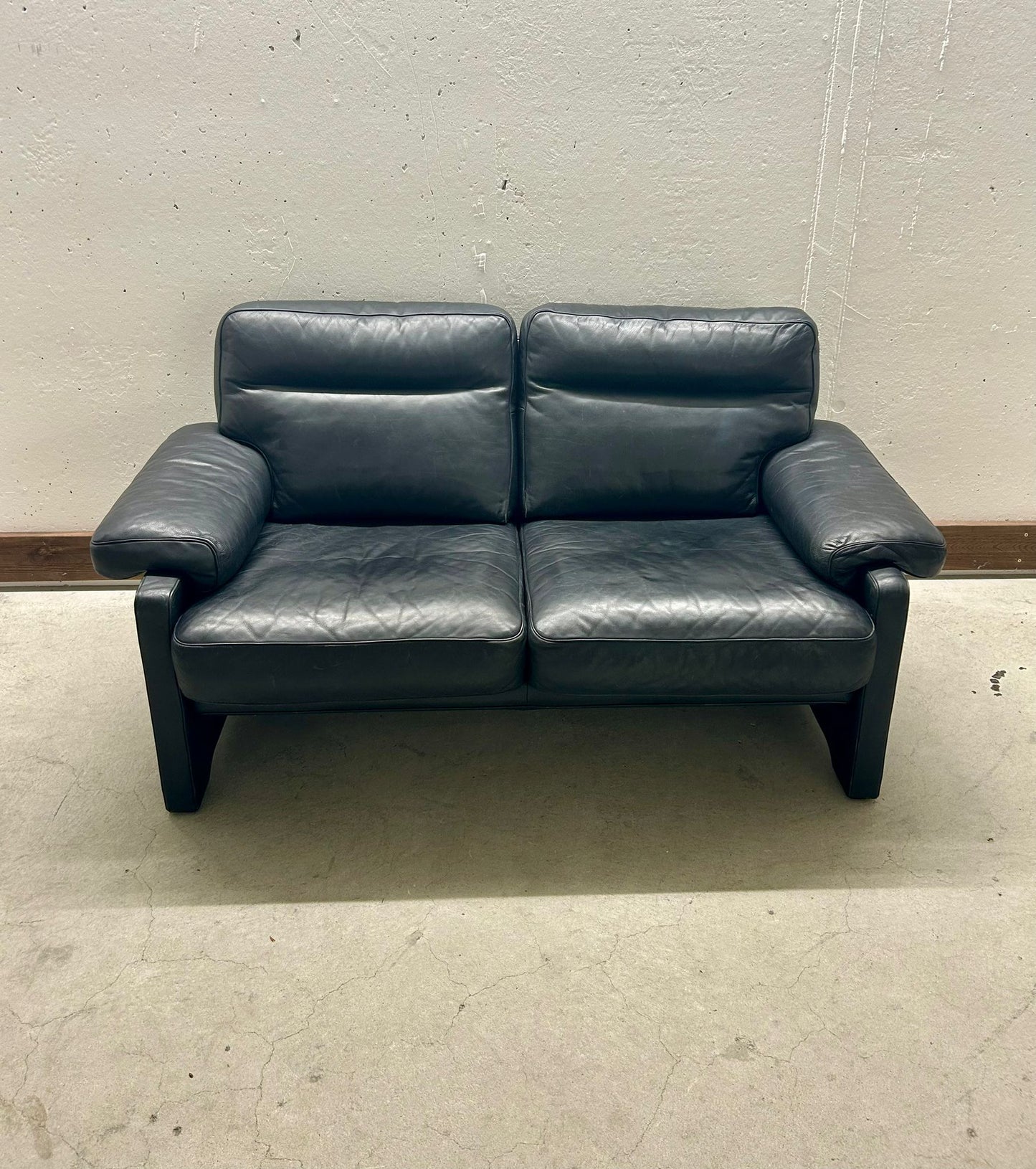 De Sede DS-70 Ledersofa 2er Sofa schwarz guter Zustand