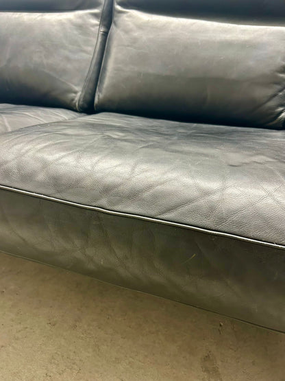 De Sede DS-70 Ledersofa 2er Sofa schwarz guter Zustand