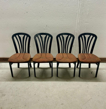Esstischgruppe, 1 ausziehbarer Tisch und 4 Stühle, 5 teilig