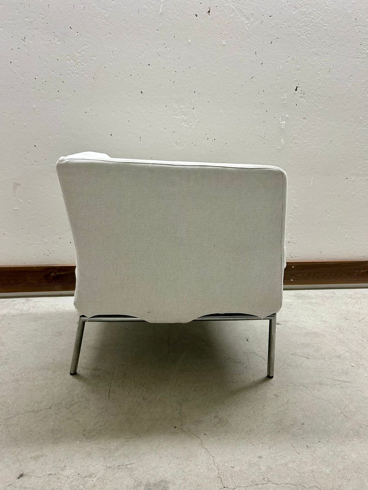 Moderne Ikea Klappsta Stoffsessel, weiss, guter Zustand