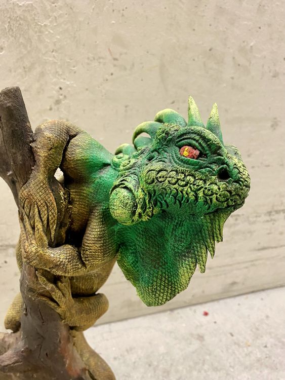 Leguan auf Treibholz