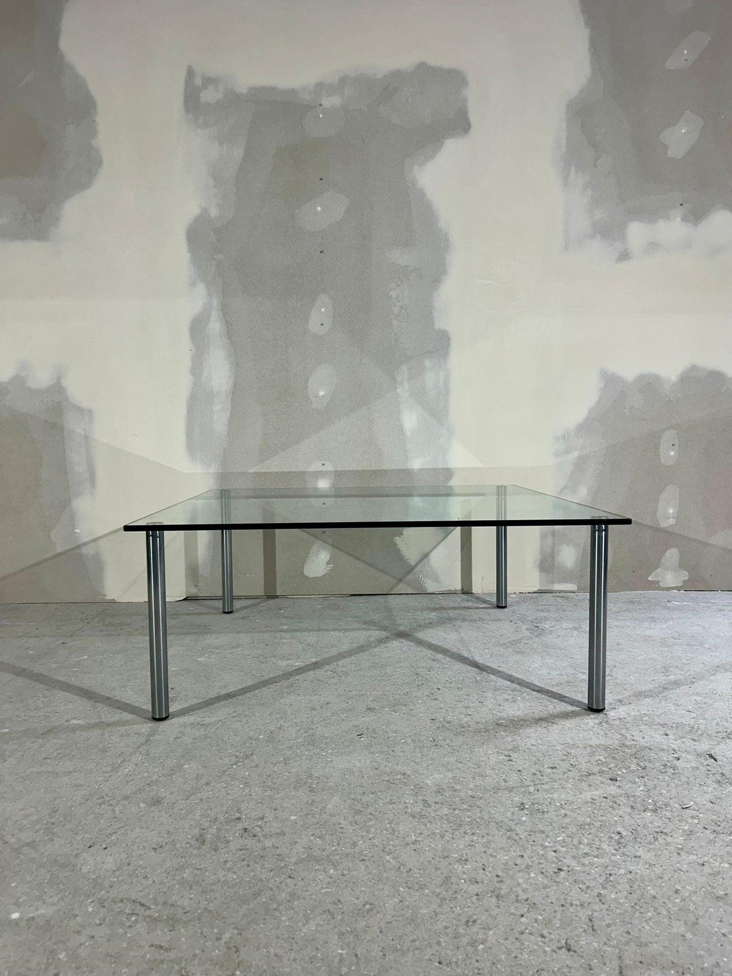 Clubtisch DRAENERT Couchtisch WHY NOT quadratisch Glas Chrom