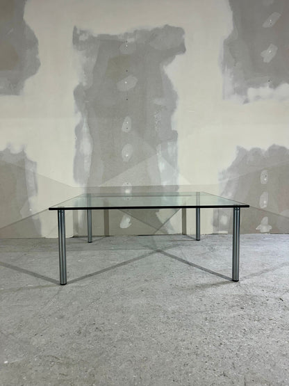 Clubtisch DRAENERT Couchtisch WHY NOT quadratisch Glas Chrom