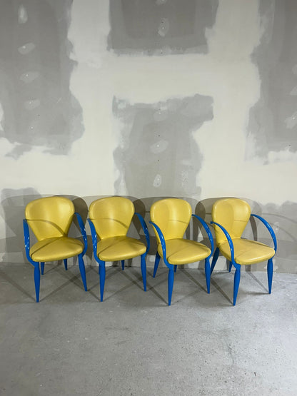 4er Set Vintage Stühle von DRAENERT Model Paso doble