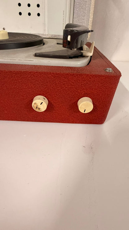 Vintage retro Kofferplattenspieler Dual Party im Koffer 60`s