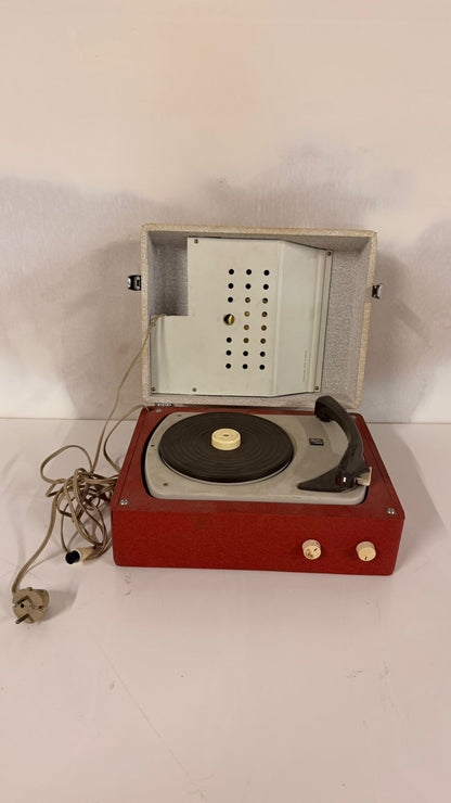 Vintage retro Kofferplattenspieler Dual Party im Koffer 60`s