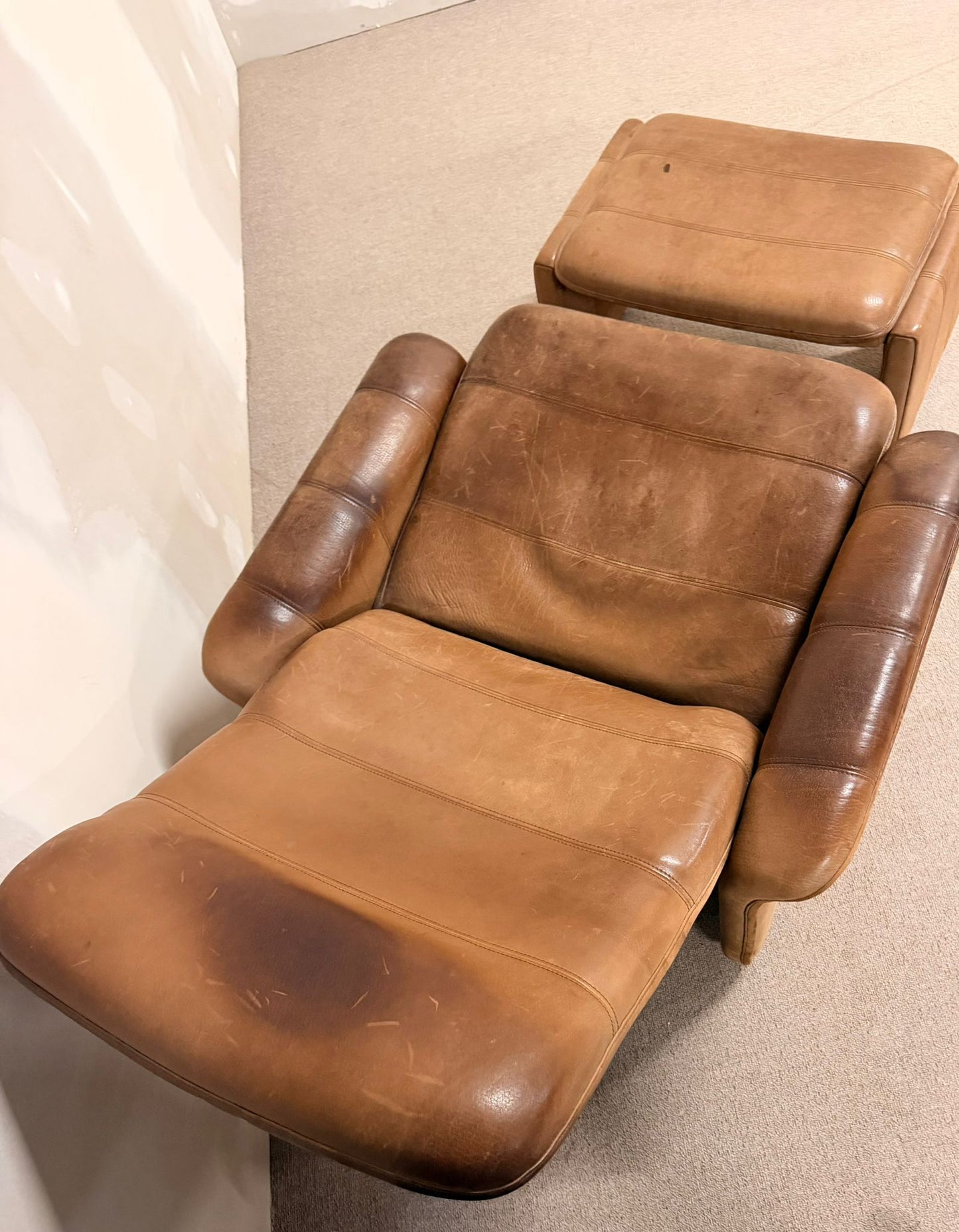 De Sede Sessel DS-50 aus Büffelleder aus den 80er Jahren