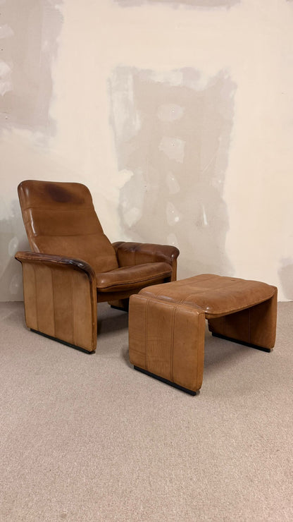 De Sede Sessel DS-50 aus Büffelleder aus den 80er Jahren