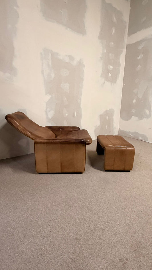De Sede Sessel DS-50 aus Büffelleder aus den 80er Jahren