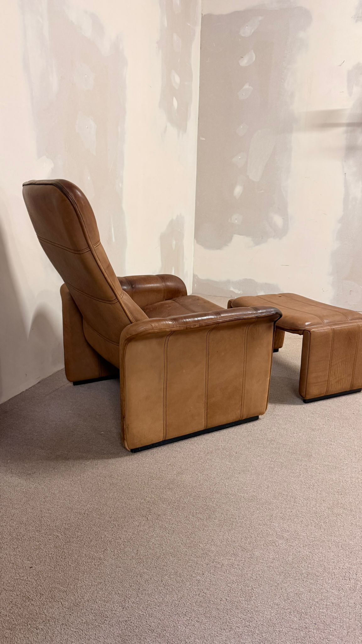 De Sede Sessel DS-50 aus Büffelleder aus den 80er Jahren