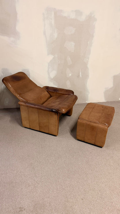 De Sede Sessel DS-50 aus Büffelleder aus den 80er Jahren