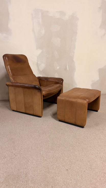 De Sede Sessel DS-50 aus Büffelleder aus den 80er Jahren