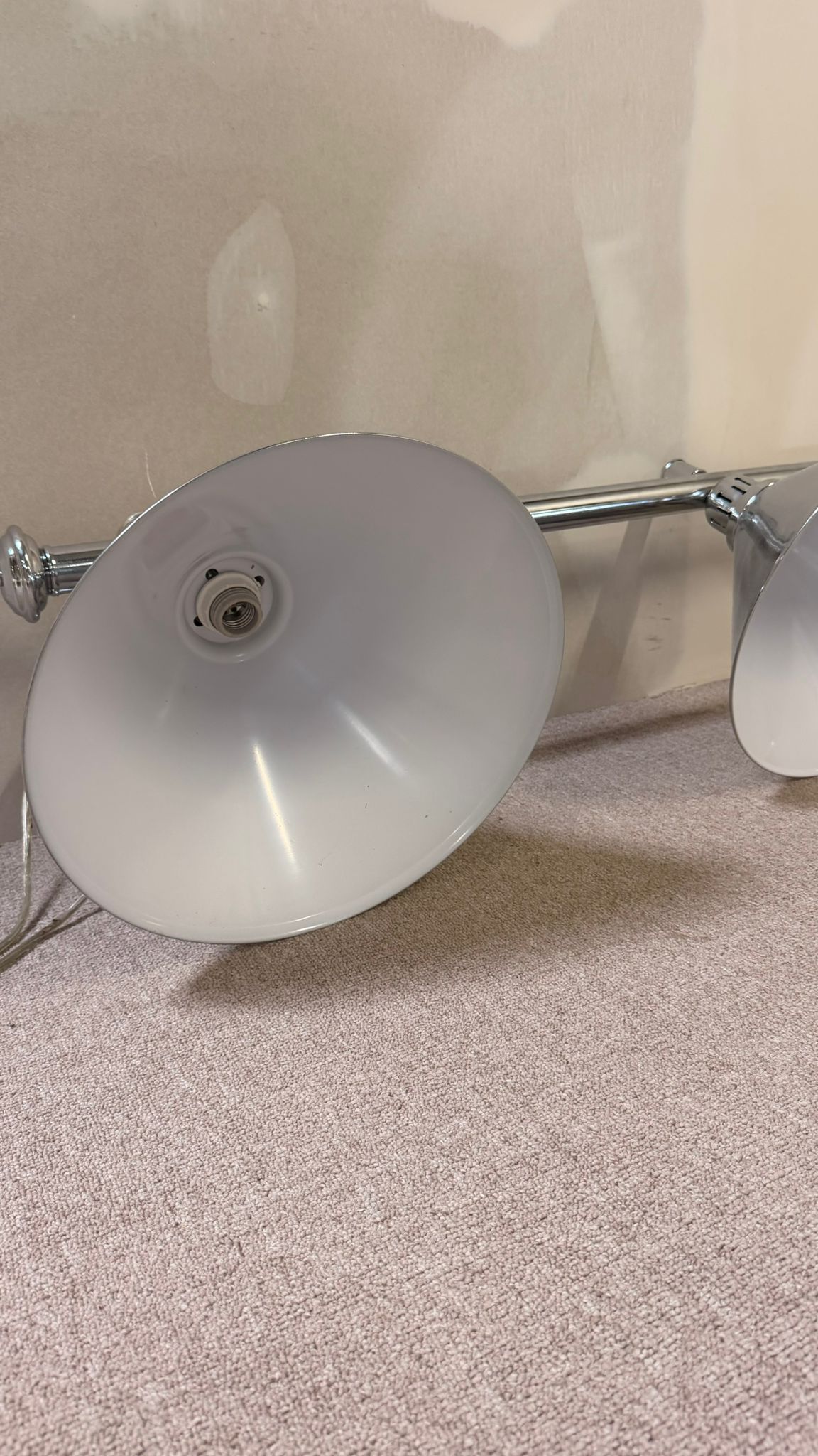 Hängelampe/ Billardlampe 3-flammig Chrom