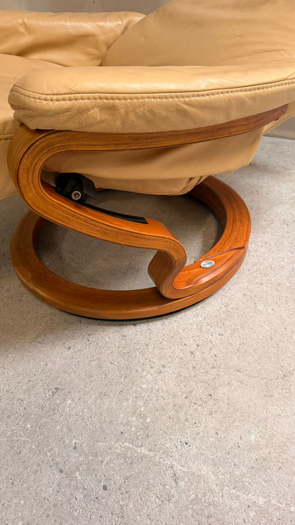 Relaxsessel aus Leder in Beige von Himolla