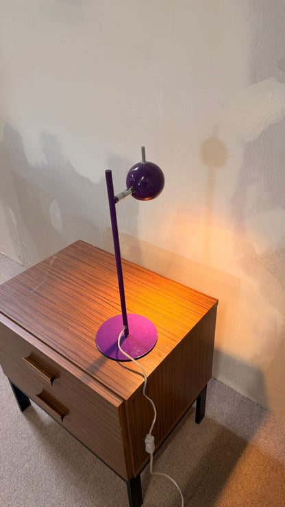 Vintage Schreibtischlampe Space Age Design Augapfel