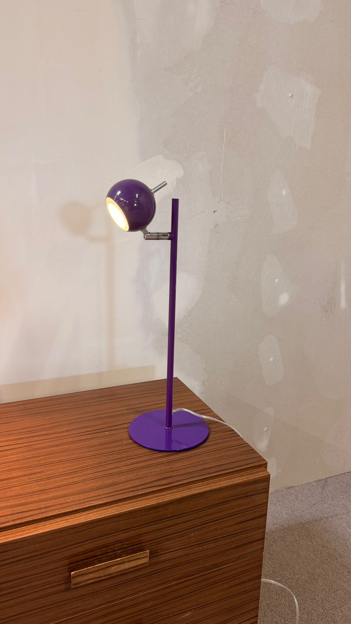 Vintage Schreibtischlampe Space Age Design Augapfel