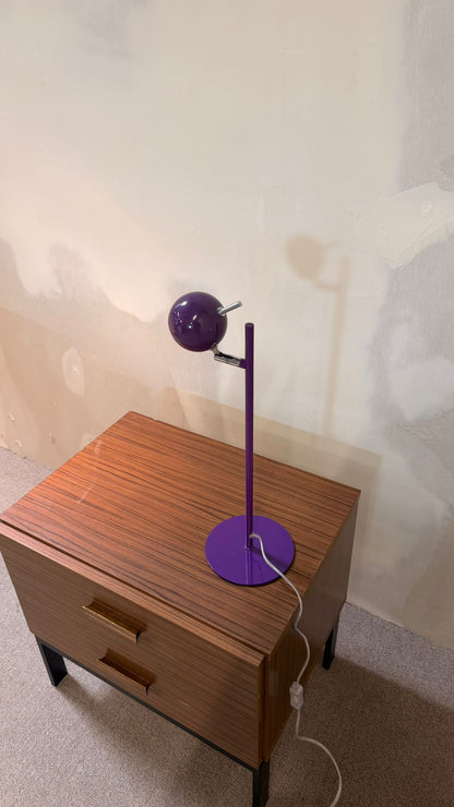 Vintage Schreibtischlampe Space Age Design Augapfel