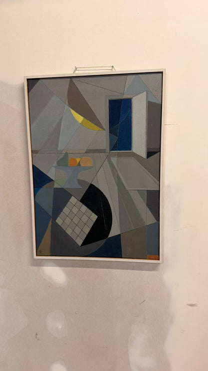 Kunstwerk Bild Offene Türe Dispersion,1980 Robert Raths
