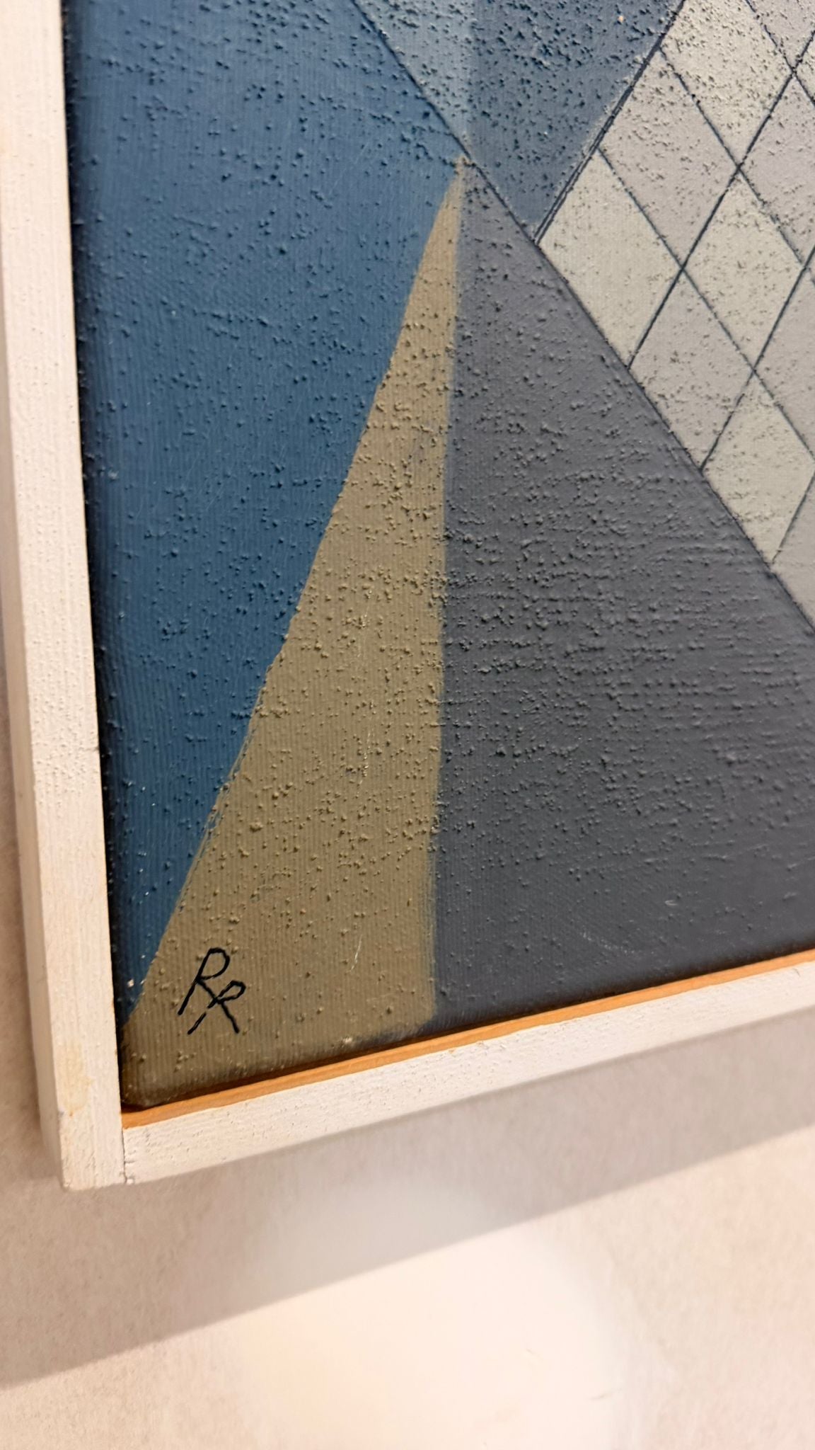 Kunstwerk Bild Offene Türe Dispersion,1980 Robert Raths