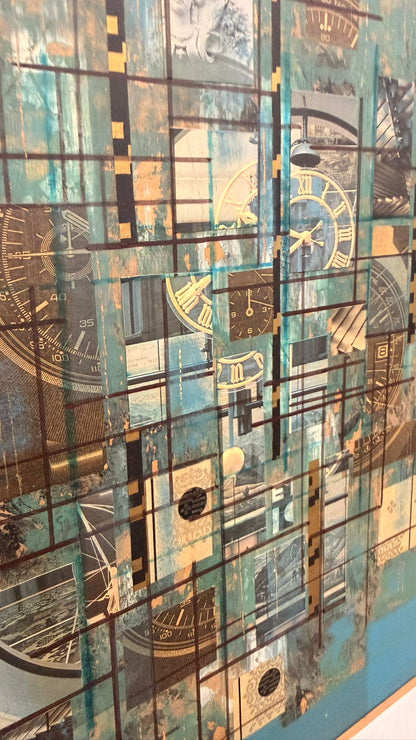 Robert Raths „Turmuhr“ – Schweizer Kunst-Collage