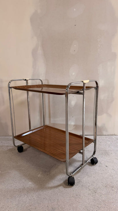 Mid Century klappbarer Servierwagen/ Barwargen aus den 60`s
