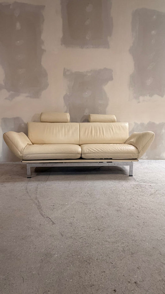 De Sede Sofa DS 140 entworfen von Reto Frigg 80`s aus Leder