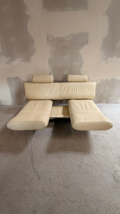 De Sede Sofa DS 140 entworfen von Reto Frigg 80`s aus Leder