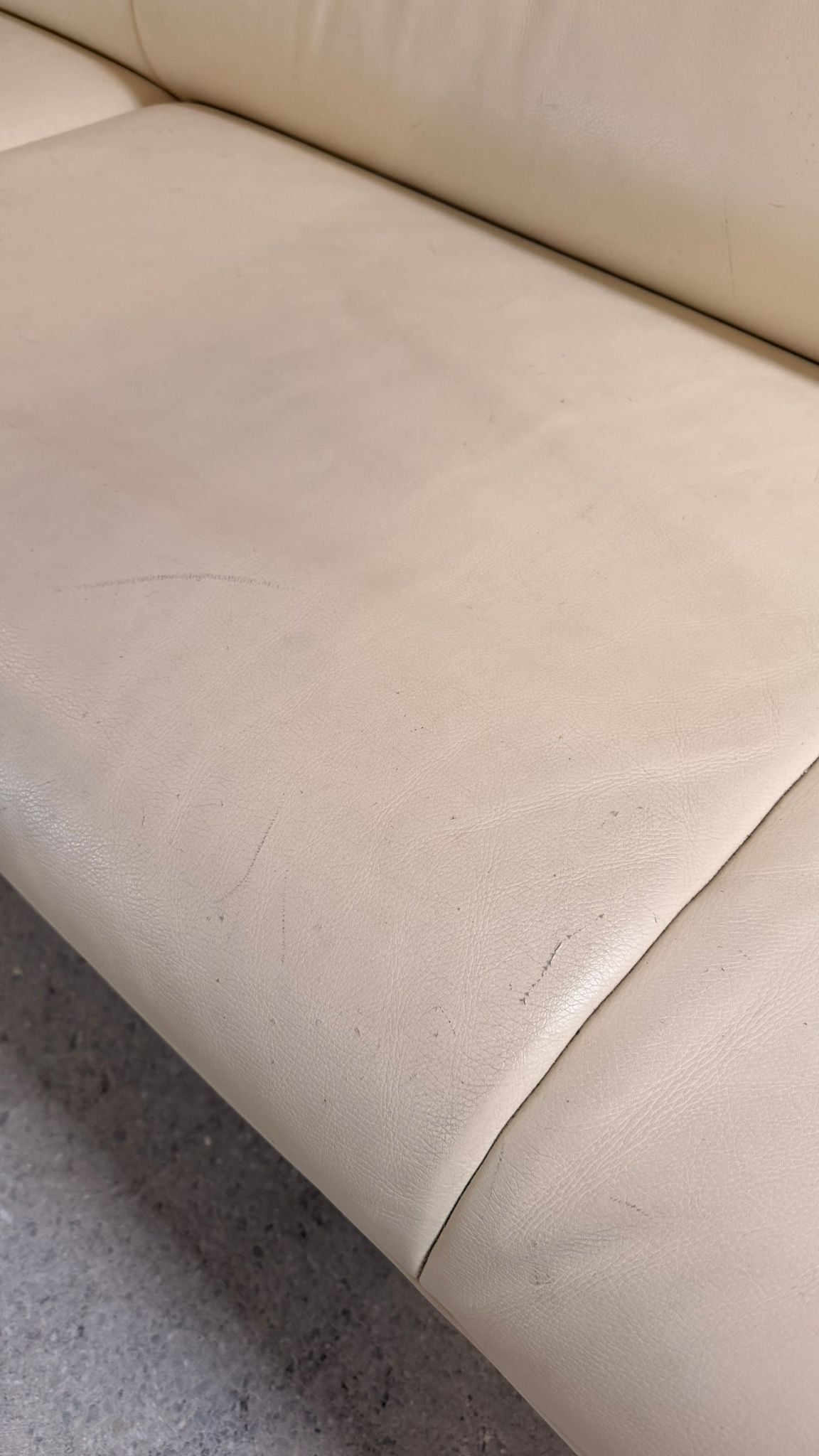 De Sede Sofa DS 140 entworfen von Reto Frigg 80`s aus Leder