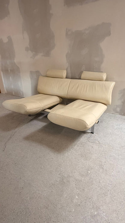 De Sede Sofa DS 140 entworfen von Reto Frigg 80`s aus Leder