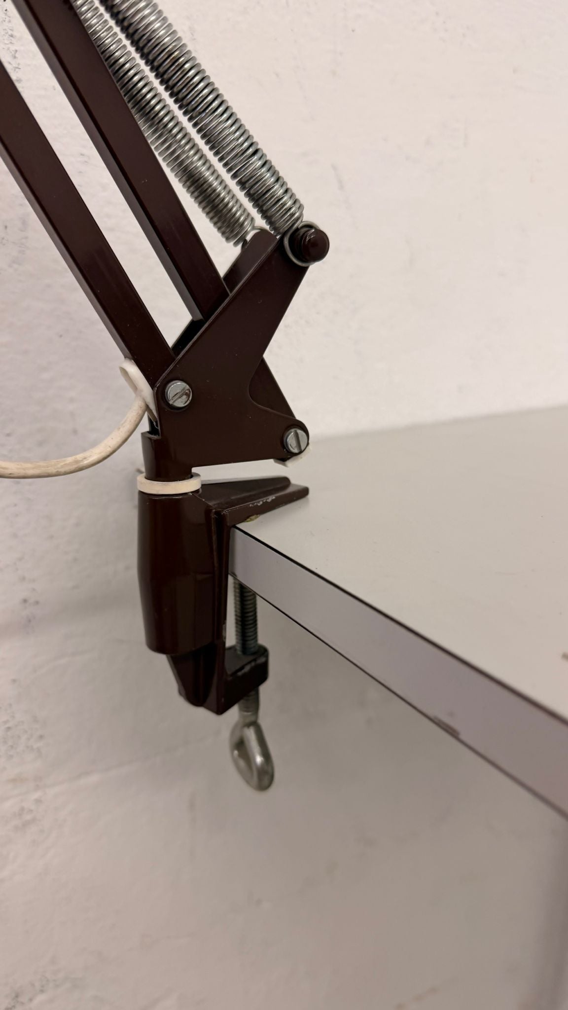 Vintage Arbeitsleuchte/ Architektenlampe mit Gelenkarm 70`s