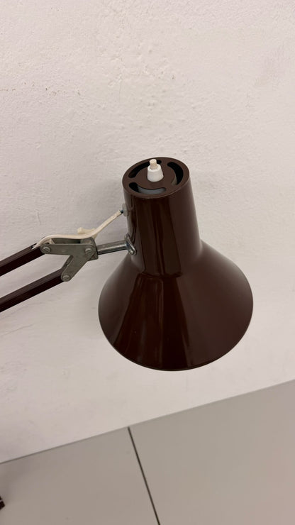 Vintage Arbeitsleuchte/ Architektenlampe mit Gelenkarm 70`s