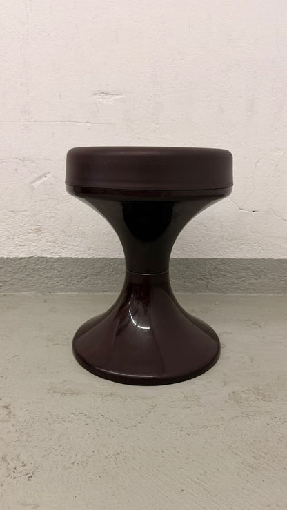 70er Jahre Tabouret Space Age Hocker, Tulip Hocker