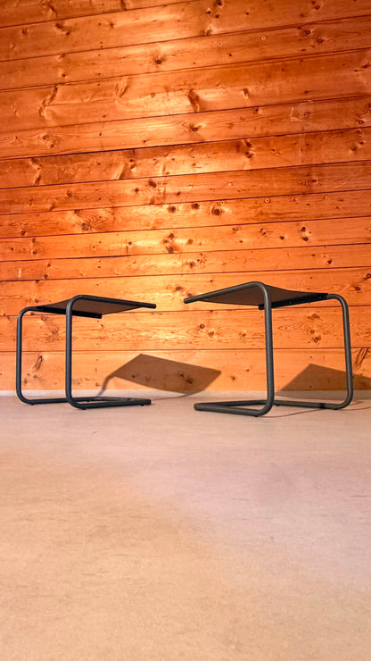 Club Beistelltisch Mattschwarz von FIAM Freischwinger Design