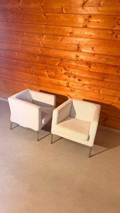 IKEA KLAPPSTA Clubsessel Lounge Sessel Stoff